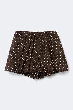 Mini balloon shorts - Braun - Dame - Gina Tricot