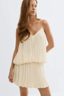Mini dress - Weiß - Dame - Gina Tricot