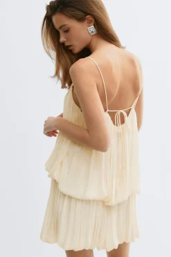 Mini dress - Weiß - Dame - Gina Tricot