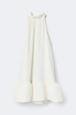 Mini frill dress - Weiß - Dame - Gina Tricot