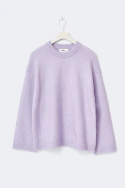 Mohair knitted sweater - Lila - Dame - Gina Tricot