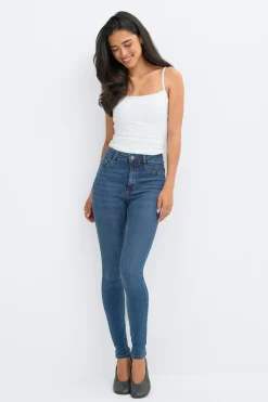 Molly high waist jeans - Blau - Dame - Gina Tricot