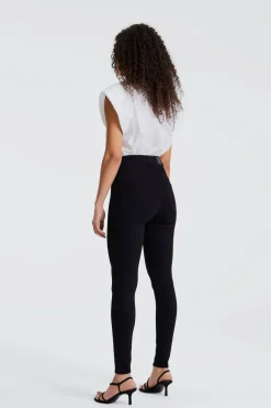 molly petite high w jeans - Schwarz - Dame - Gina Tricot