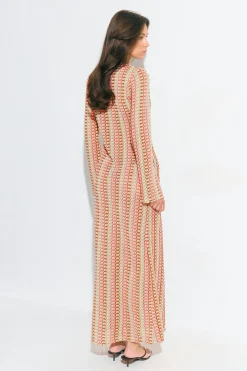 Multi colour maxi dress - Rosa - Dame - Gina Tricot