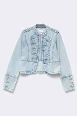 14+ napoleon denim jacket - Blau - Gina Tricot