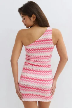 14+ one shoulder dress - Weiß - Gina Tricot