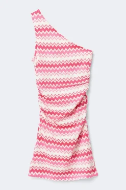 14+ one shoulder dress - Weiß - Gina Tricot