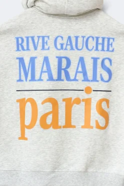 Oversized print hoodie - Grau - Dame - Gina Tricot