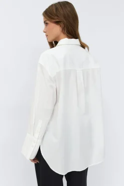 Oversized shirt - Weiß - Dame - Gina Tricot