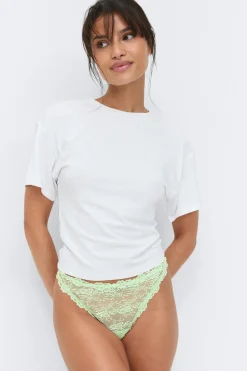 2-pack flirty lace thong - Weiß - Dame - Gina Tricot