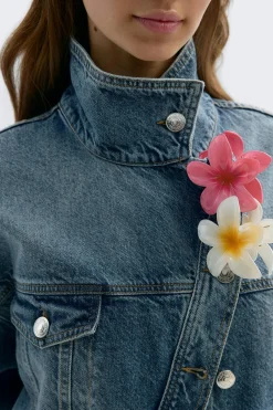 2-pack flower hair clips - Weiß - Dame - Gina Tricot