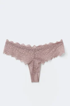 2-pack lace brazilian - Lila - Dame - Gina Tricot
