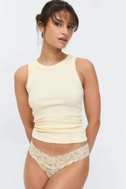 3-pack lace string - Lila - Dame - Gina Tricot