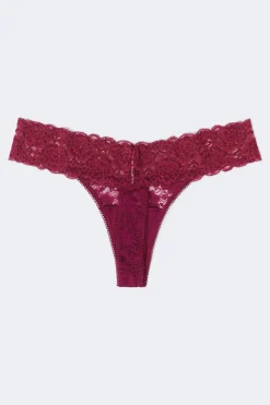 3-pack lace thong - Lila - Dame - Gina Tricot
