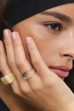2-pack rings - Weiß - Dame - Gina Tricot