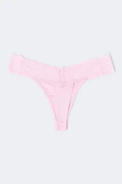 3-pack soft micro thong - Lila - Dame - Gina Tricot