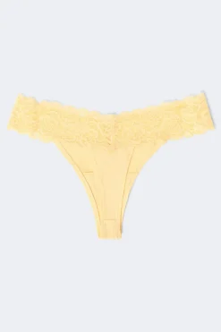 3-pack soft micro thong - Weiß - Dame - Gina Tricot
