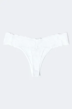 3-pack soft micro thong - Weiß - Dame - Gina Tricot
