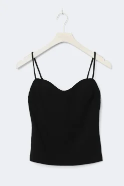 14+ padded singlet - Schwarz - Gina Tricot