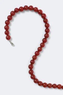 Pearl necklace - Rot - Dame - Gina Tricot