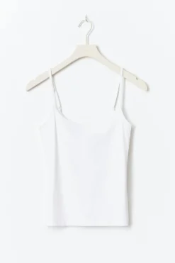 Perfect strap singlet - Weiß - Dame - Gina Tricot