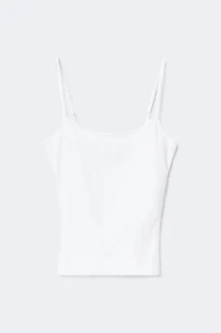 Perfect strap singlet - Weiß - Dame - Gina Tricot
