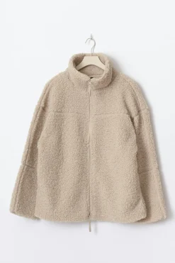 Pile zip jacket - Beige - Dame - Gina Tricot