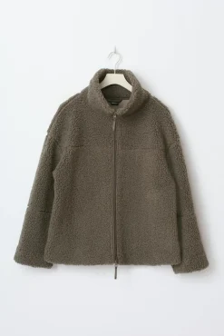Pile zip jacket - Braun - Dame - Gina Tricot