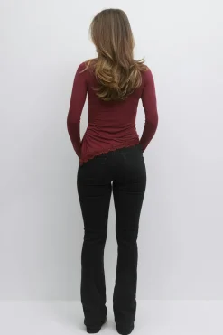 14+ pleated tie jeans - Schwarz - Gina Tricot
