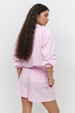 Poplin shorts - Rosa - Dame - Gina Tricot