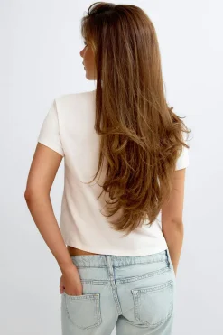 14+ printed tee - Rosa - Gina Tricot