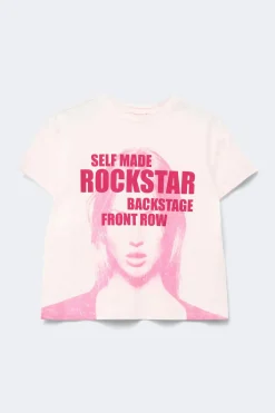 14+ printed tee - Rosa - Gina Tricot