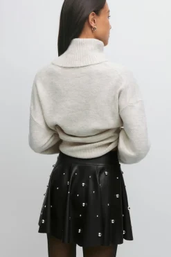 Pu mini skirt - Schwarz - Dame - Gina Tricot