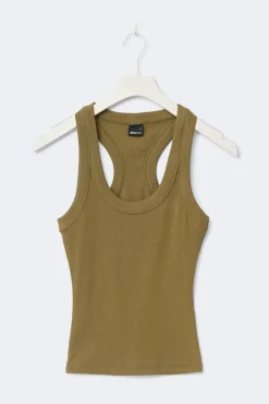 Racerback tank - Grün - Dame - Gina Tricot