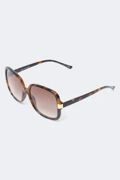 Retro square sunglasses - Braun - Dame - Gina Tricot