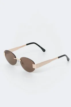 Rimless sunglasses - Gold - Dame - Gina Tricot