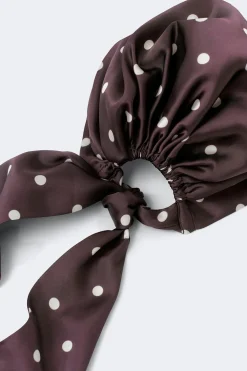 Satin head scarf - Braun - Dame - Gina Tricot