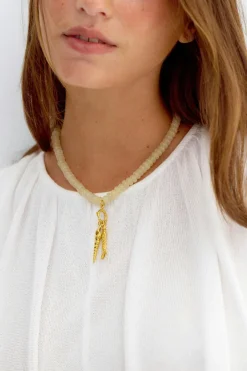 Sea charm necklace - Weiß - Dame - Gina Tricot