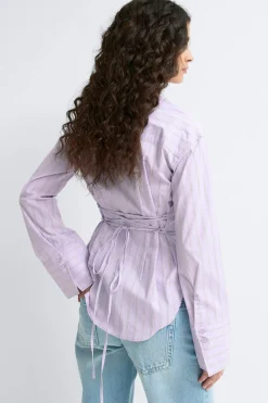 Shaped blouse - Lila - Dame - Gina Tricot