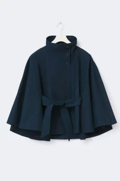 Short cape trench jacket - Blau - Dame - Gina Tricot