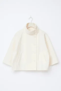 14+ short felt jacket - Weiß - Gina Tricot