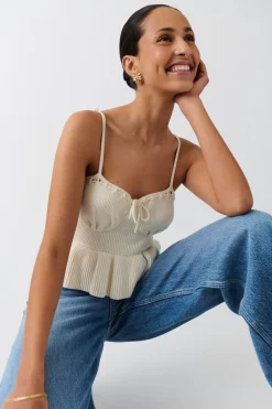 singlet - Weiß - Dame - Gina Tricot