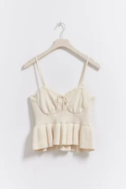 singlet - Weiß - Dame - Gina Tricot