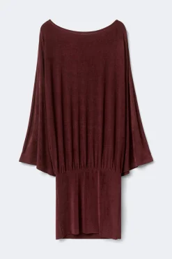 Slouchy mini dress - Rot - Dame - Gina Tricot
