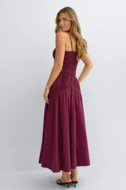 Smock dress - Lila - Dame - Gina Tricot