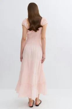 Smock dress - Rosa - Dame - Gina Tricot