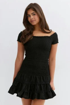 14+ smock dress - Schwarz - Gina Tricot