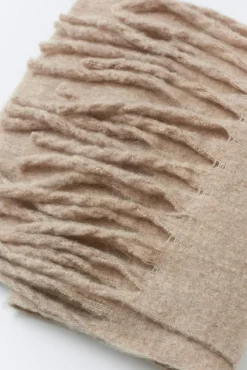 Soft chunky scarf - Beige - Dame - Gina Tricot