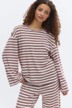 Soft loungewear longsleeve top - Lila - Dame - Gina Tricot