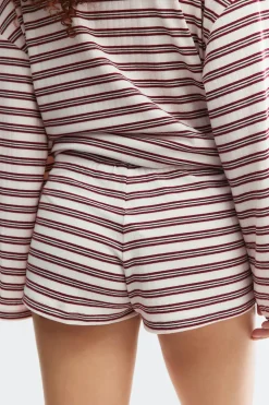 Soft loungewear shorts - Lila - Dame - Gina Tricot
